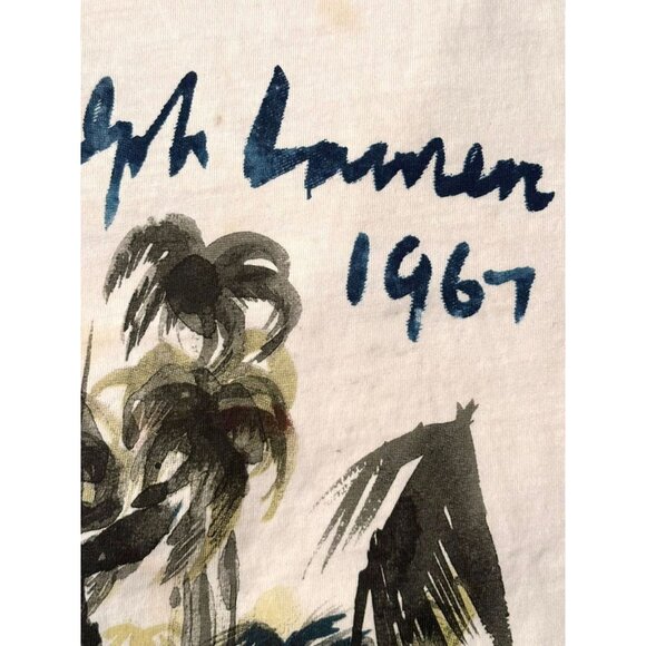 Polo Ralph Lauren Swordfish Beach Graphic Tee Mens XL 48" Coastal 1967 - Picture 4 of 7